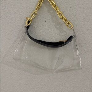 Clear Chain Strap Women Bag